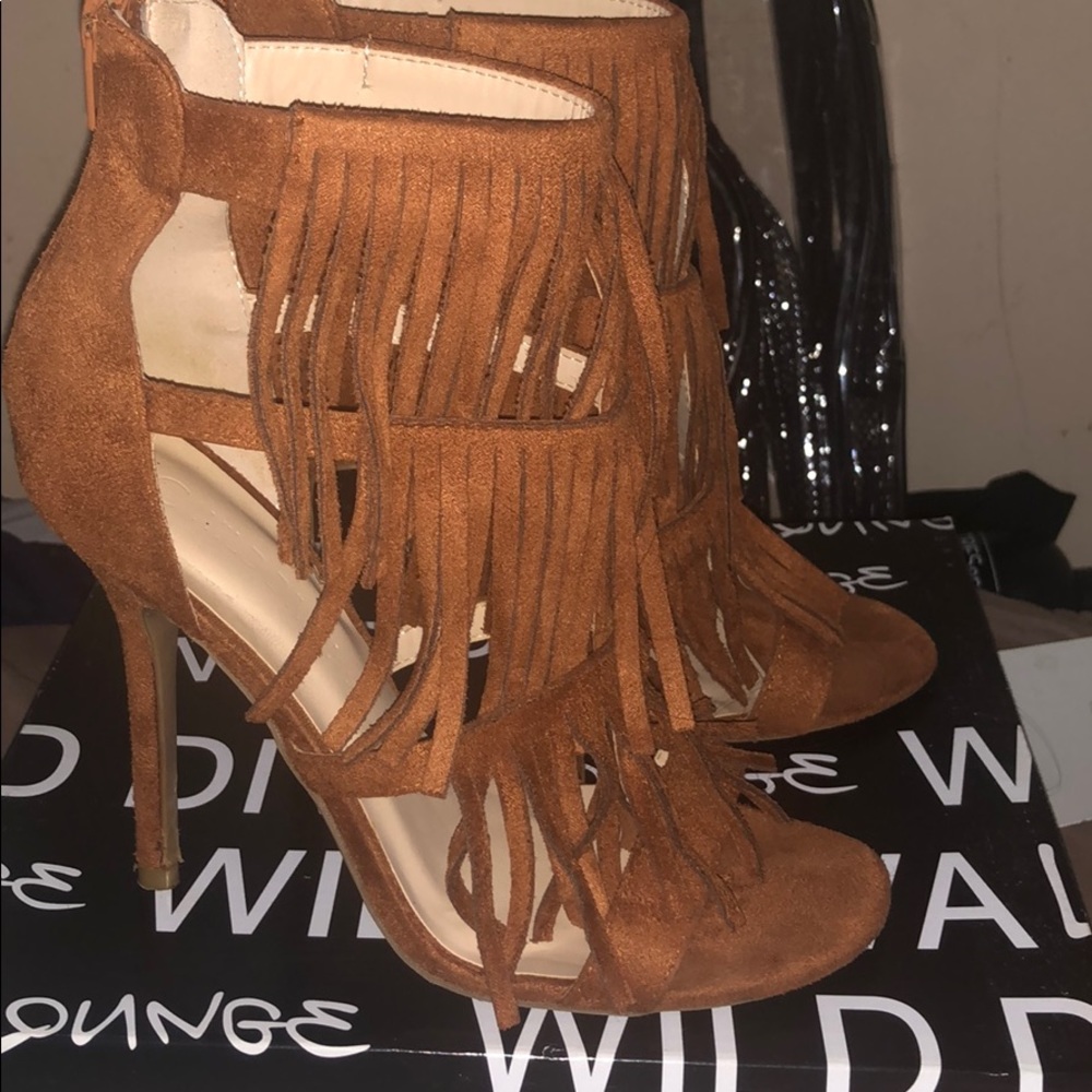 Frayed heels